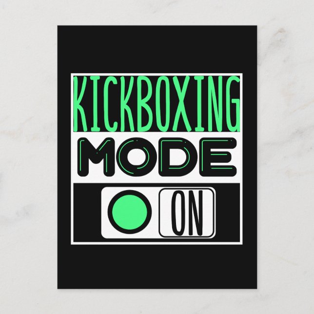 Kickboxing Postcard (Front)