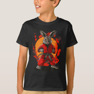 Kickboxing Rabbit Taekwondo Karate MMA Bunny T-Shirt