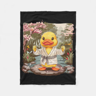 Kickboxing Rubber Duck Karate Jiu-jitsu Mma Taekwo Fleece Blanket