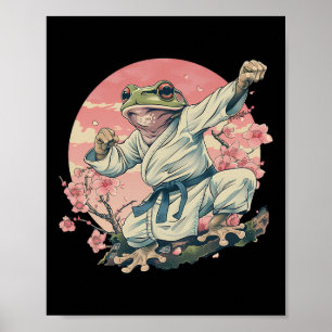 Kickboxing Sakura Jiu-jitsu Judo Mma Toad Taekwond Poster