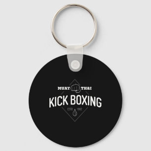 Kickboxing Shirt Muay Thai Boxer Martial Arts Tee Key Ring