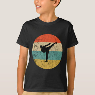 Kickboxing Sunset Mma Kickboxing Karate Teacher Ki T-Shirt