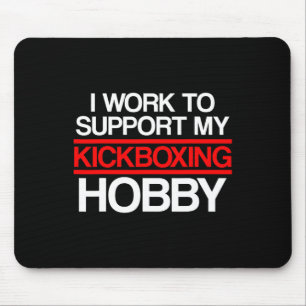 Kickboxing Support Kick Boxing Workout  Mouse Pad