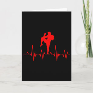 Kickboxing Thai Boxing Heartbeat Muay Thai Card