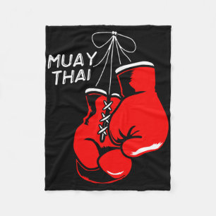 Kickboxing Thai Boxing Muay Thai Gloves Fleece Blanket