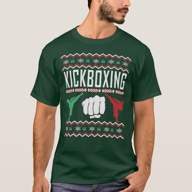 Kickboxing Ugly Christmas Sweater (Front)