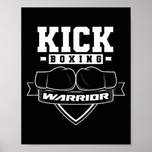 Kickboxing Warrior Kickbox Kickboxer Kick Boxing Poster