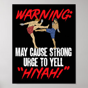 Kickboxing Why Walk When You Can Roundhouse Kick K Poster