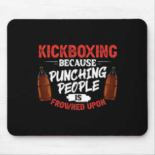 Kickboxing Workout Cardio Beginner Kickboxer _2  Mouse Pad