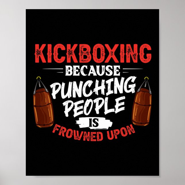 Kickboxing Workout Cardio Beginner Kickboxer _2  Poster (Front)