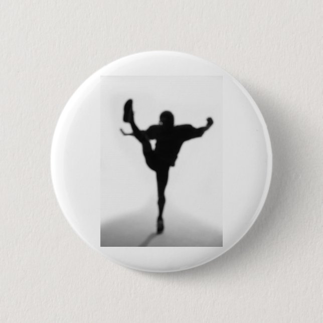Kicker 6 Cm Round Badge (Front)