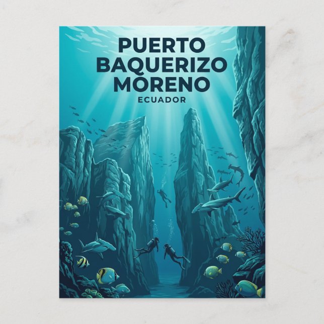 Kicker Rock, Galápagos Islands Ecuador Postcard (Front)