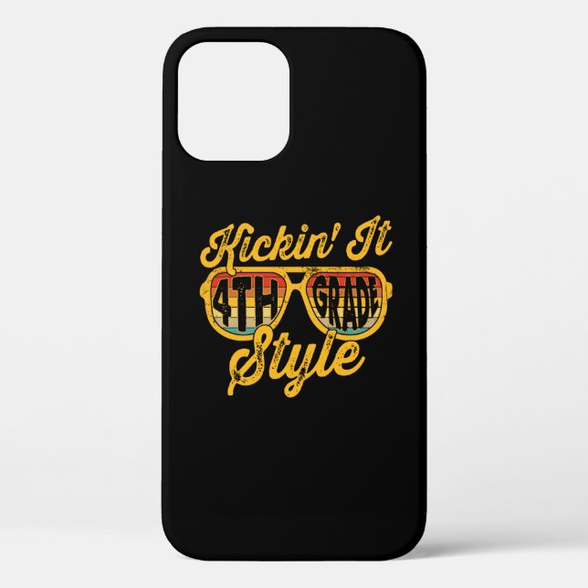 Kickin it 4th Grade Style Student Case-Mate iPhone Case (Back)