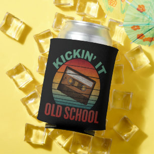 Kickin' It Old School Cassette Tape Can Cooler