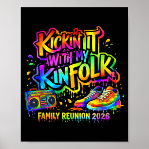 Kickin It with My Kinfolk 2026 Family Reunion Poster