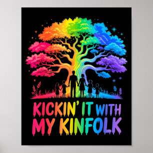 Kickin' It With My Kinfolk Funny Family Reunion  Poster