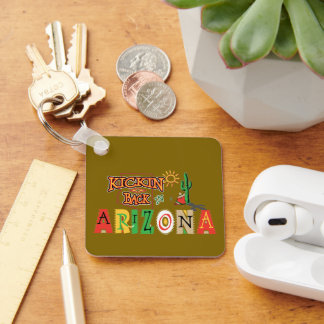 Kicking Back in Arizona Key Ring