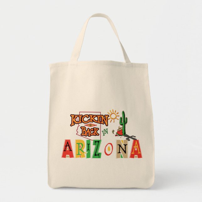 Kicking Back in Arizona Tote Bag (Front)