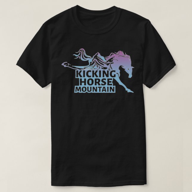 Kicking Horse Ski Resort and Mountain T-Shirt (Design Front)