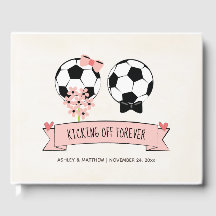 Kicking Off Forever Soccer Ball Guest Book