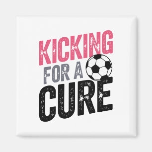 Kicking Towards A Cure Soccer  Magnet