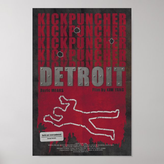 Kickpuncher: Detroit Poster (Front)