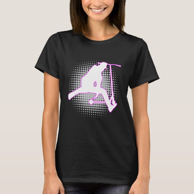 Kickscooter Stuntscooter Stunt Scooter T-Shirt (Front)