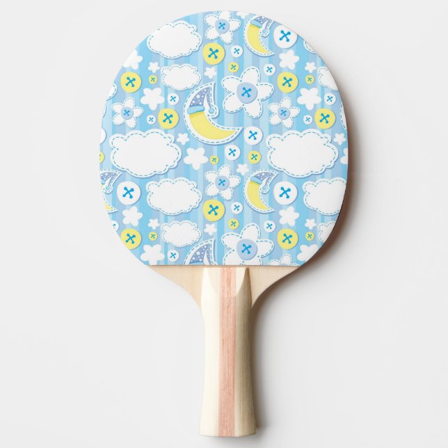 kid background ping pong paddle (Front)