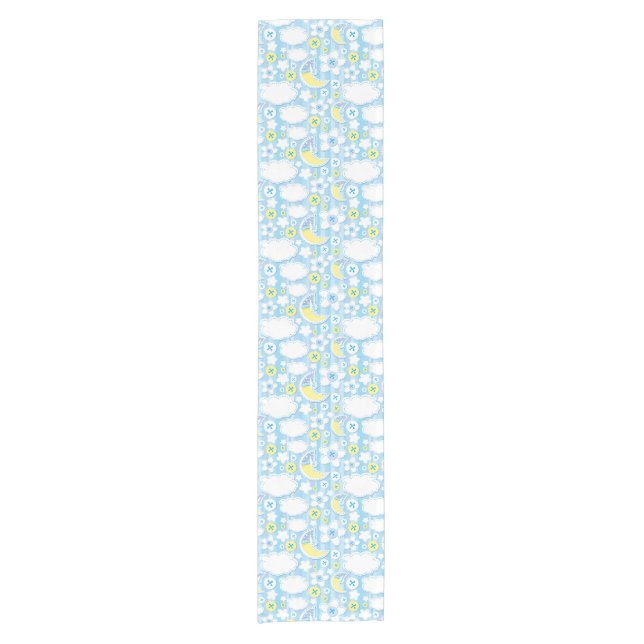 kid background short table runner (Front)