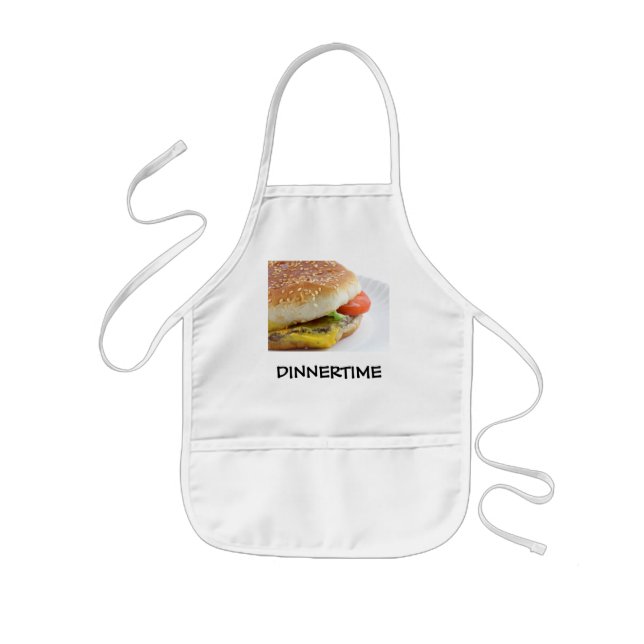 Kid Chef Apron or Super Bib DINNERTIME (Front)