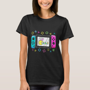 Kid Easter Video Game Eating Bunny Eggs Gamer Boys T-Shirt