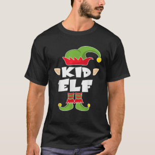 Kid Elf Squad Shirt Boy Girl Christmas Elf Costume