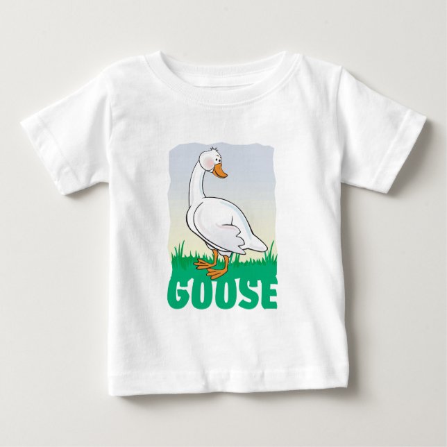 Kid Friendly Goose Baby T-Shirt (Front)