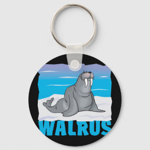 Kid Friendly Walrus Key Ring