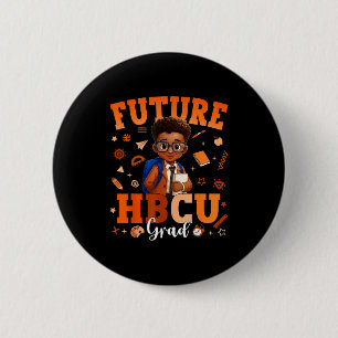 Kid Future Hbcu Grad Black Graduation 6 Cm Round Badge