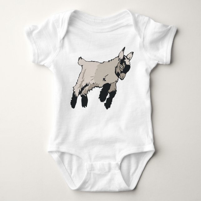Kid Goat Baby Bodysuit (Front)