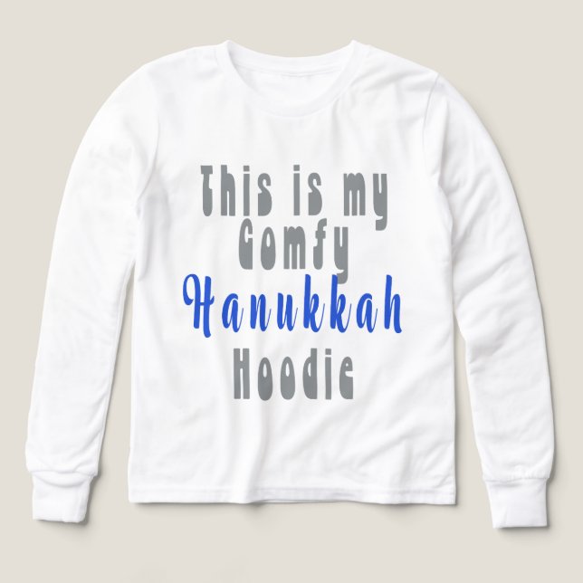 Kid Hanukkah Hoodie (Design Front)