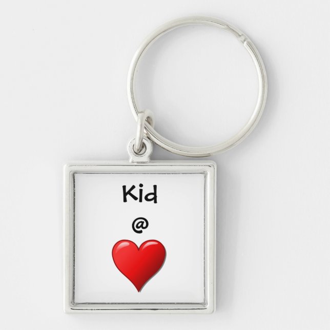 Kid @ Heart Key Ring (Front)
