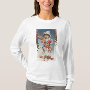 Kid Holding Fireworks and Rockets T-Shirt