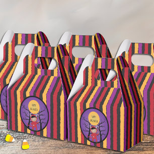 Kid in Devil Costume Colourful Halloween Favour Bo Favour Box