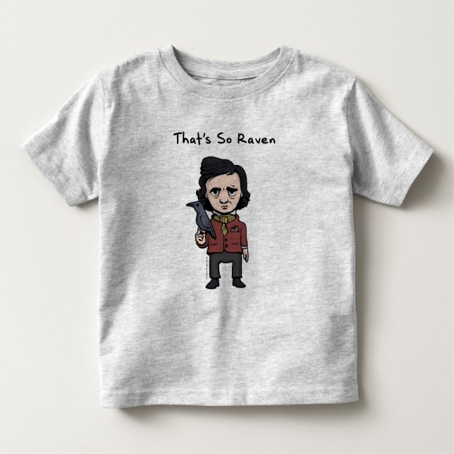 Kid Legends Young Edgar Allen Poe Toddler T-Shirt (Front)
