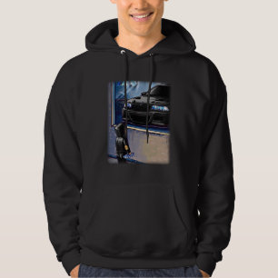 Kid Looking At Dream Car Artwork Hoodie