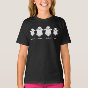Kid Mummy Daddy 4 Person Ghost Family Halloween T-Shirt