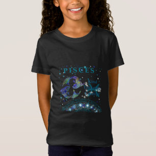 Kid Retro Pisces Zodiac Traits T-Shirt