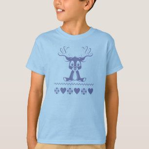 Kid’s apparel with nordic style pattern and deer T-Shirt