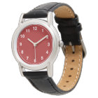 Kid’s Custom Stainless Steel Red Band Watch