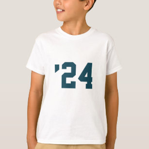 Kid Sized Simple Dark Teal Graduation Year T-Shirt