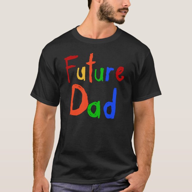 Kid Text Future Dad T-shirts and Gifts (Front)