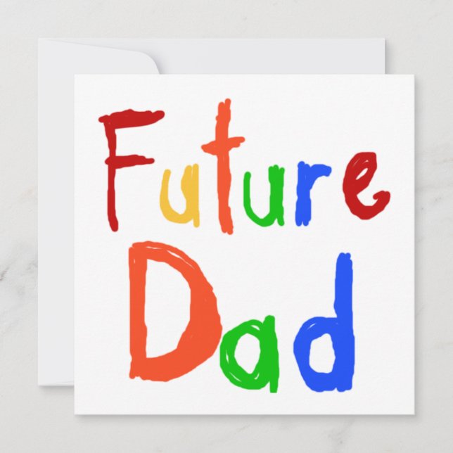 Kid Text Future Dad T-shirts and Gifts (Front)