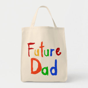 Kid Text Future Dad T-shirts and Gifts Tote Bag